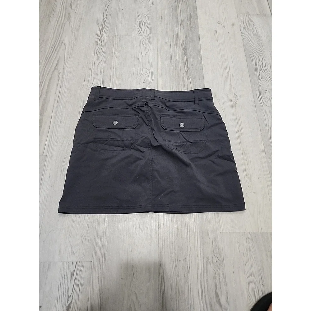 prAna Women's Dark Gray Skirt Size 12 Outdoor, Hiking, Casual‎